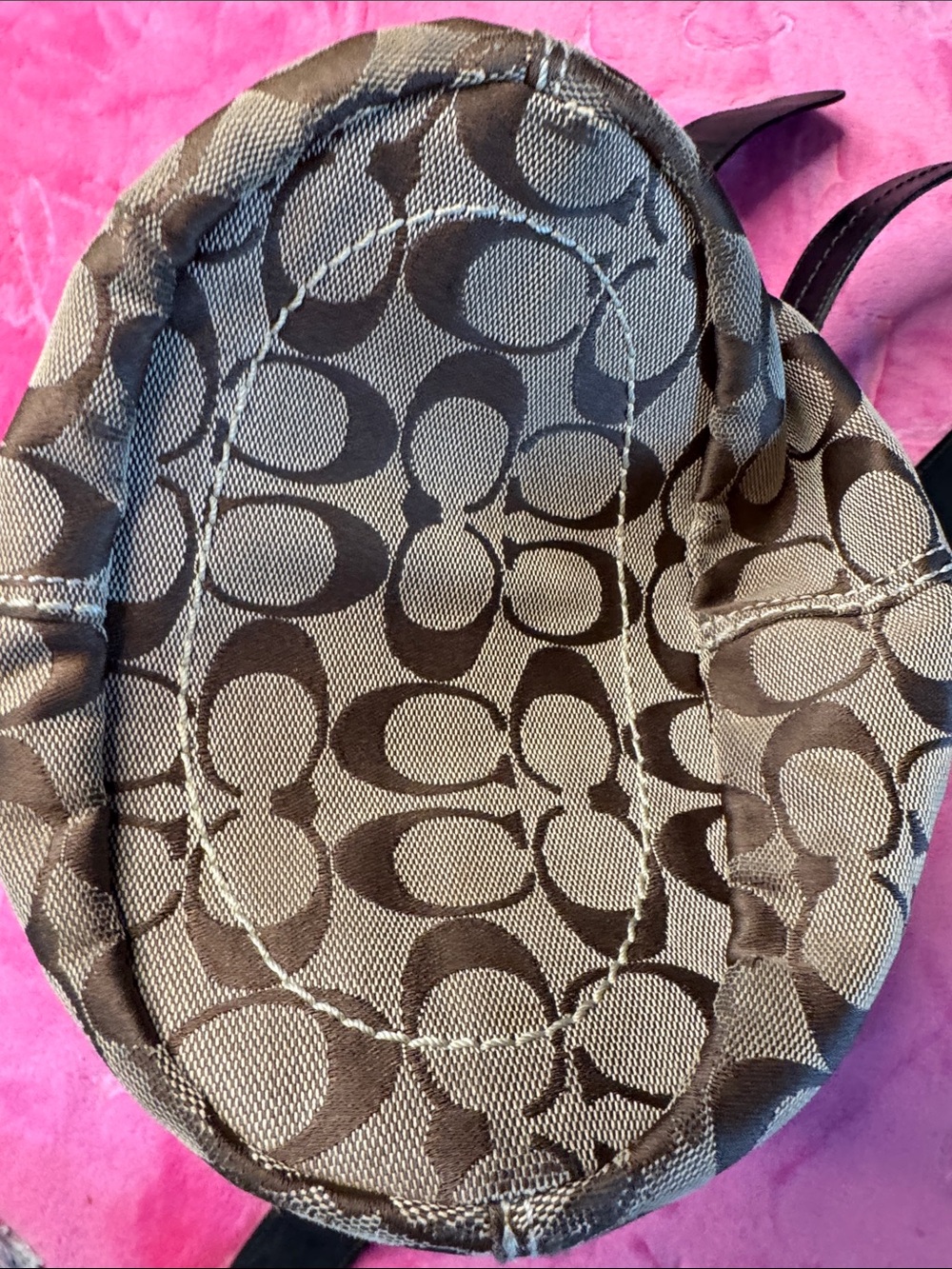 Coach Bleeker Canvas/Leather Duffel Bag - Thick Leather, Heavy Hardware - Picture 11 of 14